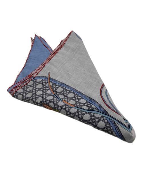 HERMES（エルメス）HERMES (エルメス) giant triangle(トライアングルジェアン） ブルー サイズ:-の古着・服飾アイテム