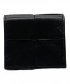 BOTTEGA VENETAボッテガベネタ）の古着「カセット 折り畳みコインパース」｜ブラック