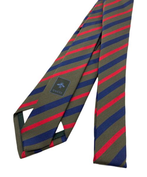 GUCCI（グッチ）GUCCI (グッチ) Regimental Snake カーキ サイズ:-の古着・服飾アイテム