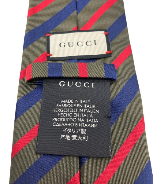 GUCCI（グッチ）GUCCI (グッチ) Regimental Snake カーキ サイズ:-の古着・服飾アイテム