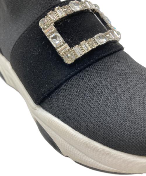 DIANA（ダイアナ）DIANA (ダイアナ) クリスタルバックルスニーカー ブラック サイズ:24の古着・服飾アイテム