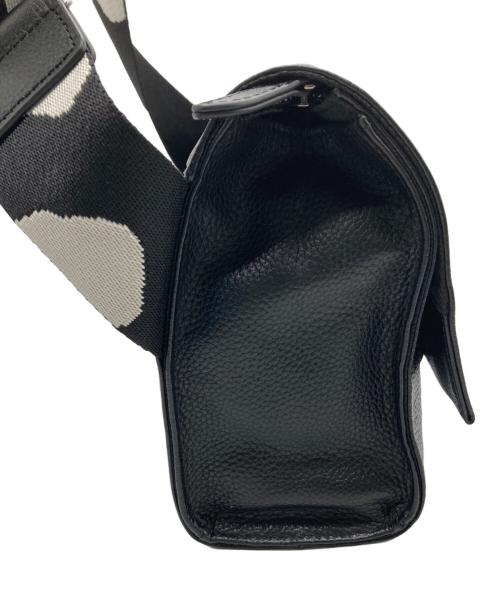 ear PAPILLONNER（イアパピヨネ）ear PAPILLONNER (イアパピヨネ) 柄ワイドテープショルダーバッグ ブラックの古着・服飾アイテム