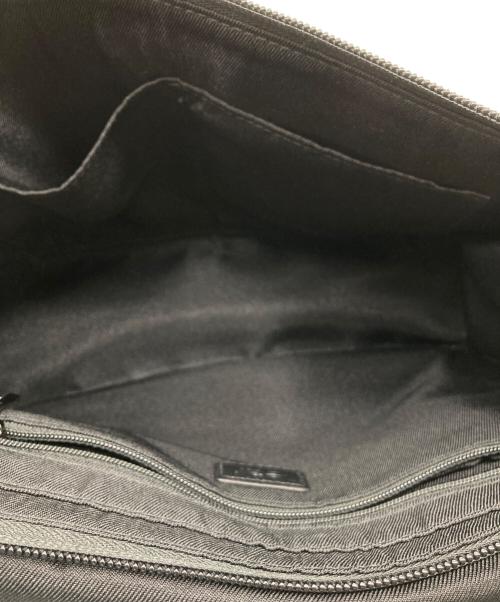 ear PAPILLONNER（イアパピヨネ）ear PAPILLONNER (イアパピヨネ) 柄ワイドテープショルダーバッグ ブラックの古着・服飾アイテム