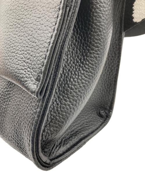 ear PAPILLONNER（イアパピヨネ）ear PAPILLONNER (イアパピヨネ) 柄ワイドテープショルダーバッグ ブラックの古着・服飾アイテム