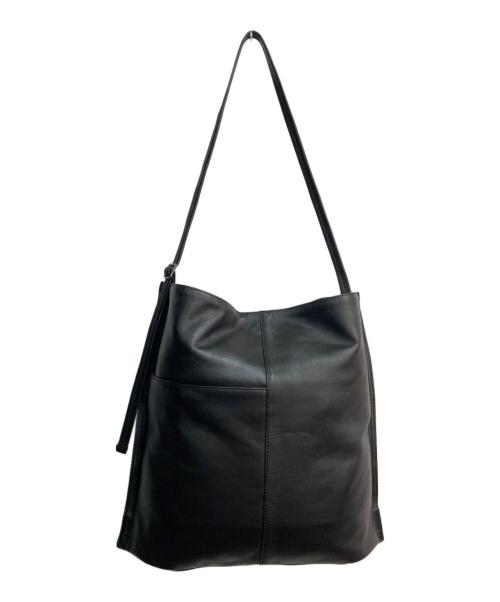 ear PAPILLONNER（イアパピヨネ）ear PAPILLONNER (イアパピヨネ) ペったんワンハンドルバッグ ブラックの古着・服飾アイテム