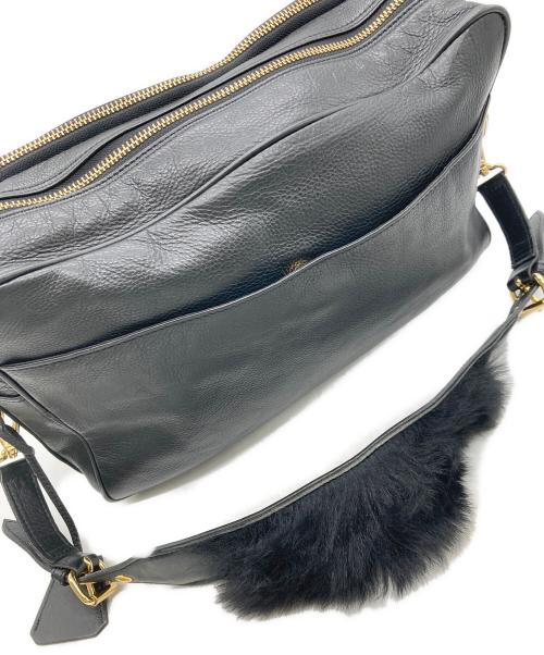 Accessoires De Mademoiselle（アクセソワ・ドゥ・マドモアゼル）Accessoires De Mademoiselle (アクセソワ・ドゥ・マドモアゼル) ショルダーバッグ ブラックの古着・服飾アイテム