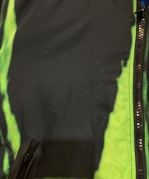 DIESEL（ディーゼル）DIESEL (ディーゼル) PADDED HOODED JACKET　A00705-W-ON-AOP-0EBAK ブルー×グリーン サイズ:Lの古着・服飾アイテム