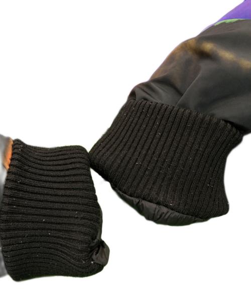 DIESEL（ディーゼル）DIESEL (ディーゼル) PADDED HOODED JACKET　A00705-W-ON-AOP-0EBAK ブルー×グリーン サイズ:Lの古着・服飾アイテム