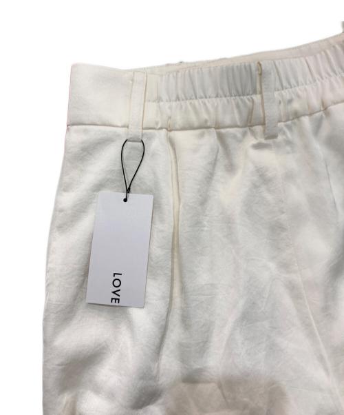 LOVELESS（ラブレス）LOVELESS (ラブレス) ラインサテンパンツ　62R22-110-03 ベージュ サイズ:34 未使用品の古着・服飾アイテム