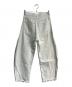 Whim Gazette (ウィムガゼット) ラインカーブDENIM　WGZ1021702A0001 ホワイト サイズ:36：6000円