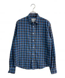Frank&Eileen（フランクアンドアイリーン）の古着「LUKEチェックシャツ  USA製　2620700098」｜ネイビー×ブルー