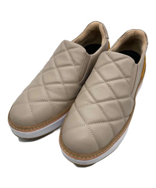 LANVIN COLLECTION（ランバンコレクション）LANVIN COLLECTION (ランバンコレクション) キルティングスリッポンスニーカー ベージュ サイズ:24.5cmの古着・服飾アイテム