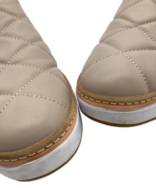 LANVIN COLLECTION（ランバンコレクション）LANVIN COLLECTION (ランバンコレクション) キルティングスリッポンスニーカー ベージュ サイズ:24.5cmの古着・服飾アイテム