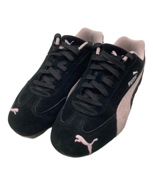 PUMA（プーマ）PUMA (プーマ) SPEEDCAT OG PUMA BLACK-MAUVE MIST ブラック×ピンク サイズ:23.5cmの古着・服飾アイテム