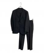 BURBERRY LONDONバーバリーロンドン）の古着「2Bストライプスーツセットアップ　BBD35-620-09」｜ブラック