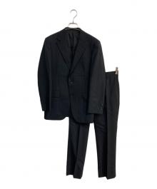BURBERRY LONDON（バーバリーロンドン）の古着「2Bストライプスーツセットアップ　BBD35-620-09」｜ブラック