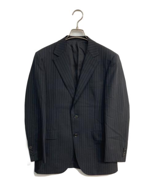 BURBERRY LONDON（バーバリーロンドン）BURBERRY LONDON (バーバリーロンドン) 2Bストライプスーツセットアップ　BBD35-620-09 ブラック サイズ:36Rの古着・服飾アイテム