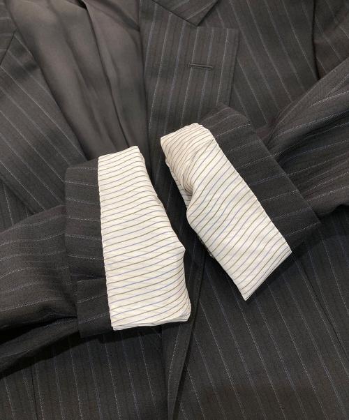 BURBERRY LONDON（バーバリーロンドン）BURBERRY LONDON (バーバリーロンドン) 2Bストライプスーツセットアップ　BBD35-620-09 ブラック サイズ:36Rの古着・服飾アイテム