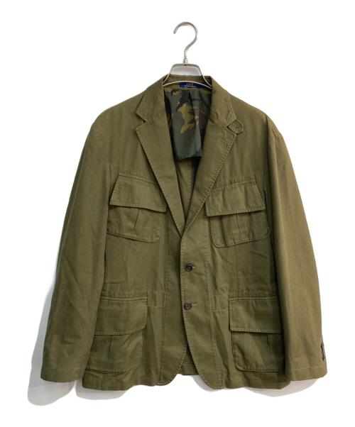 POLO RALPH LAUREN（ポロ・ラルフローレン）POLO RALPH LAUREN (ポロ・ラルフローレン) サファリジャケット　715637678001 グリーン サイズ:42Sの古着・服飾アイテム