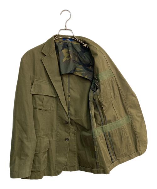 POLO RALPH LAUREN（ポロ・ラルフローレン）POLO RALPH LAUREN (ポロ・ラルフローレン) サファリジャケット　715637678001 グリーン サイズ:42Sの古着・服飾アイテム