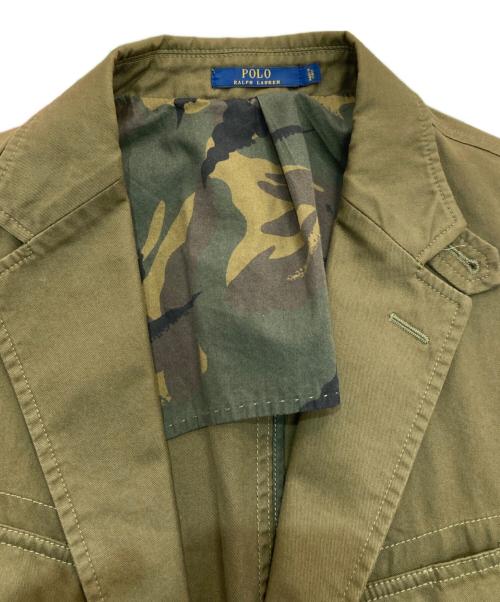 POLO RALPH LAUREN（ポロ・ラルフローレン）POLO RALPH LAUREN (ポロ・ラルフローレン) サファリジャケット　715637678001 グリーン サイズ:42Sの古着・服飾アイテム