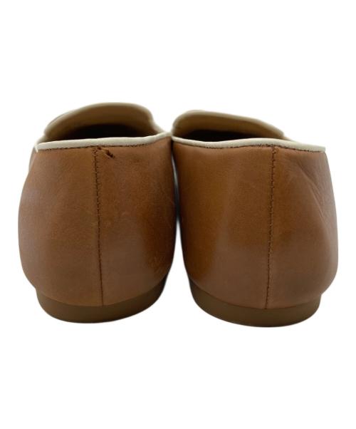 LAUREN RALPH LAUREN（ローレンラルフローレン）LAUREN RALPH LAUREN (ローレンラルフローレン) フラットシューズ　ALISE II ブラウン サイズ:US6.5の古着・服飾アイテム