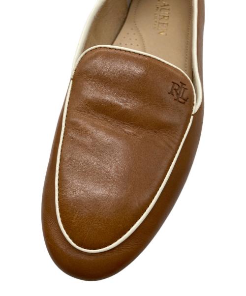 LAUREN RALPH LAUREN（ローレンラルフローレン）LAUREN RALPH LAUREN (ローレンラルフローレン) フラットシューズ　ALISE II ブラウン サイズ:US6.5の古着・服飾アイテム