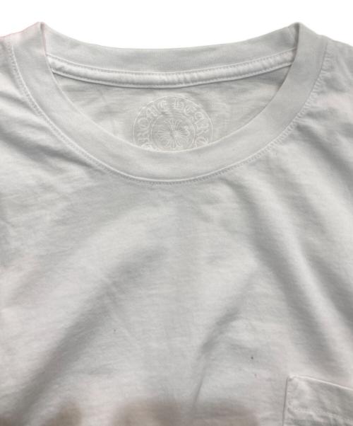 CHROME HEARTS（クロムハーツ）CHROME HEARTS (クロムハーツ) フローラルクロス ホースシュー ロングスリーブTシャツ USA製 　408129112 ホワイト サイズ:XXLの古着・服飾アイテム
