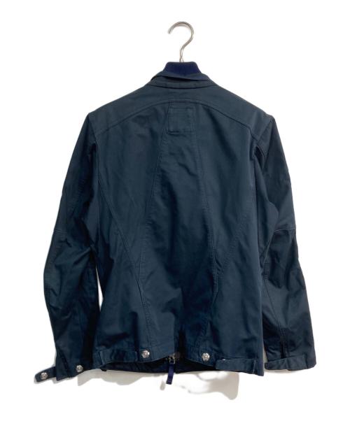 MARITHE+FRANCOIS GIRBAUD（マリテフランソワジルボー）MARITHE+FRANCOIS GIRBAUD (マリテフランソワジルボー) ライダースジャケット　CI-4851 ネイビー サイズ:Mの古着・服飾アイテム