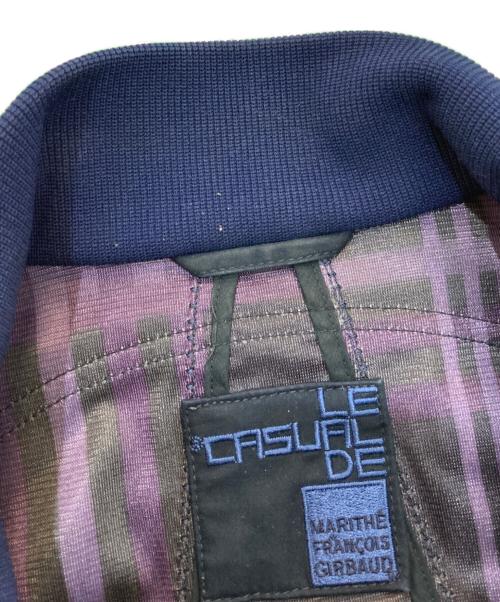 MARITHE+FRANCOIS GIRBAUD（マリテフランソワジルボー）MARITHE+FRANCOIS GIRBAUD (マリテフランソワジルボー) ライダースジャケット　CI-4851 ネイビー サイズ:Mの古着・服飾アイテム