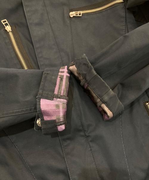 MARITHE+FRANCOIS GIRBAUD（マリテフランソワジルボー）MARITHE+FRANCOIS GIRBAUD (マリテフランソワジルボー) ライダースジャケット　CI-4851 ネイビー サイズ:Mの古着・服飾アイテム