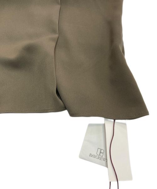 VERMEIL par iena（ヴェルメイユ パー イエナ）VERMEIL par iena (ヴェルメイユ パー イエナ) ノースリーブタックブラウス カーキ サイズ:Free 未使用品の古着・服飾アイテム