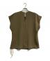 VERMEIL par iena (ヴェルメイユ パー イエナ) ノースリーブタックブラウス カーキ サイズ:Free 未使用品：4000円