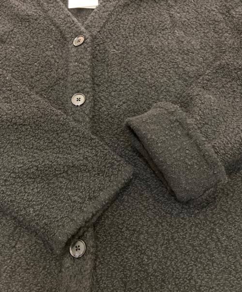 BALLSEY（ボールジィ）BALLSEY (ボールジィ) エクストラファインウールブークレー Vネックカーディガン ブラック サイズ:S 未使用品の古着・服飾アイテム