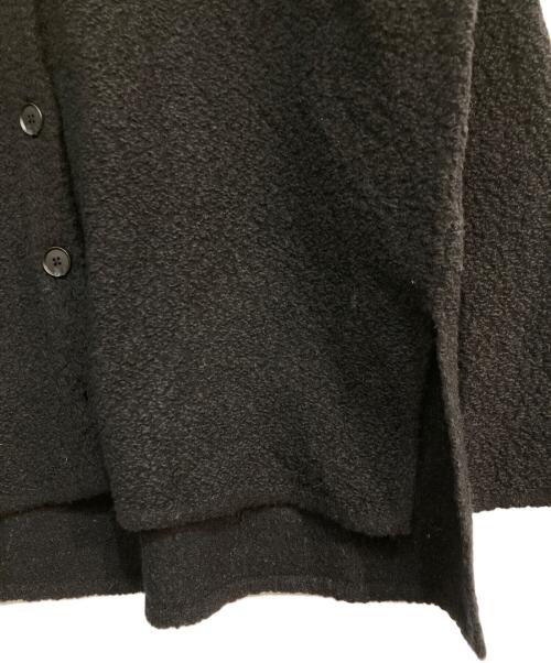 BALLSEY（ボールジィ）BALLSEY (ボールジィ) エクストラファインウールブークレー Vネックカーディガン ブラック サイズ:S 未使用品の古着・服飾アイテム