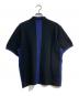FRED PERRY (フレッドペリー) COMME des GARCONS SHIRT (コムデギャルソンシャツ) ポロシャツ　W14312 ブラック×ブルー サイズ:S：4000円
