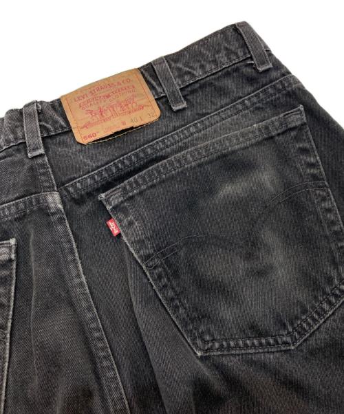 LEVI'S（リーバイス）LEVI'S (リーバイス) 560デニムパンツ　90‘s USA製　560-0260 ブラック サイズ:W40×L32の古着・服飾アイテム