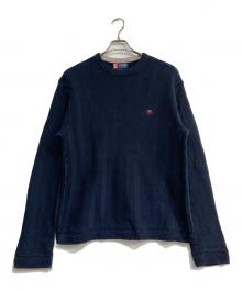 CHAPS RALPH LAUREN（チャップス ラルフローレン）の古着「クルーネックニット」｜ネイビー
