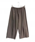 mizuiro-indミズイロインド）の古着「イージータックパンツ」｜ブラウン