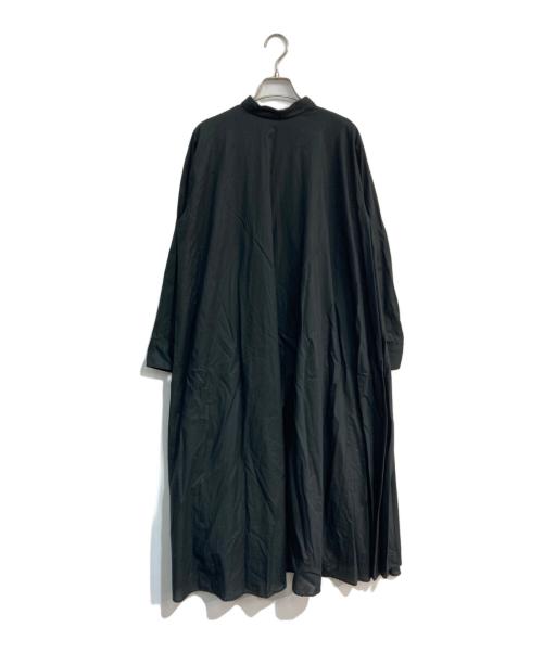 mizuiro-ind（ミズイロインド）mizuiro-ind (ミズイロインド) シャツワンピース ブラック サイズ:Freeの古着・服飾アイテム