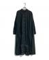 mizuiro-ind（ミズイロインド）の古着「シャツワンピース」｜ブラック