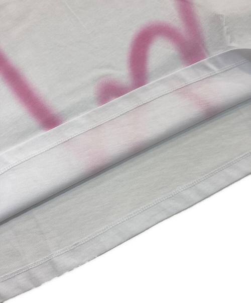 SPORT MAX（スポーツマックス）SPORT MAX (スポーツマックス) ハートプリントTシャツ ホワイト サイズ:M 未使用品の古着・服飾アイテム