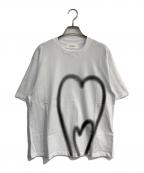 SPORT MAXスポーツマックス）の古着「ハートプリントTシャツ」｜ホワイト