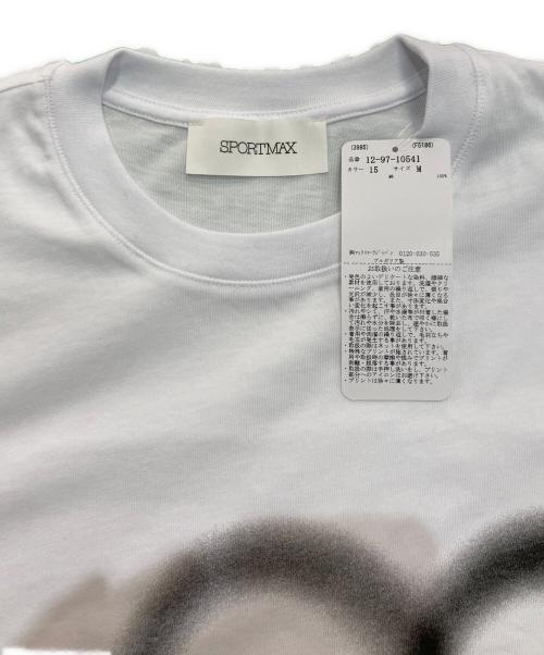 SPORT MAX（スポーツマックス）SPORT MAX (スポーツマックス) ハートプリントTシャツ ホワイト サイズ:M 未使用品の古着・服飾アイテム