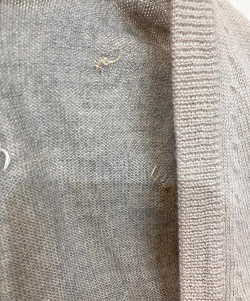 MARTIN MARGIELA（マルタン・マルジェラ）Martin Margiela (マルタン・マルジェラ) Docking V neck Knit ベージュ サイズ:Freeの古着・服飾アイテム