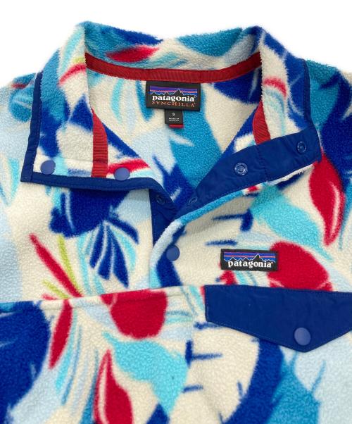 Patagonia（パタゴニア）Patagonia (パタゴニア) ライトウェイト・シンチラ・スナップT・プルオーバー ブルー×ホワイト サイズ:Sの古着・服飾アイテム