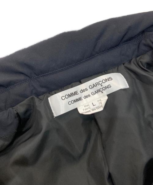 COMME des GARCONS COMME des GARCONS（コムデギャルソン コムデギャルソン）COMME des GARCONS COMME des GARCONS (コムデギャルソン コムデギャルソン) ダウンテーラードダウンジャケット  AD2019 19AW コムコム 　RD-J502 ネイビー サイズ:Lの古着・服飾アイテム
