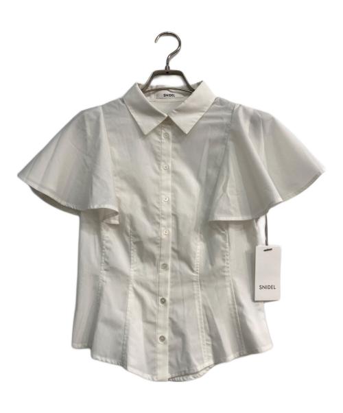 Snidel（スナイデル）Snidel (スナイデル) タイ付きブラウス ホワイト ホワイト サイズ:Freeの古着・服飾アイテム