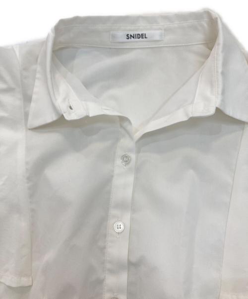 Snidel（スナイデル）Snidel (スナイデル) タイ付きブラウス ホワイト ホワイト サイズ:Freeの古着・服飾アイテム