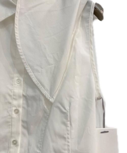 Snidel（スナイデル）Snidel (スナイデル) タイ付きブラウス ホワイト ホワイト サイズ:Freeの古着・服飾アイテム